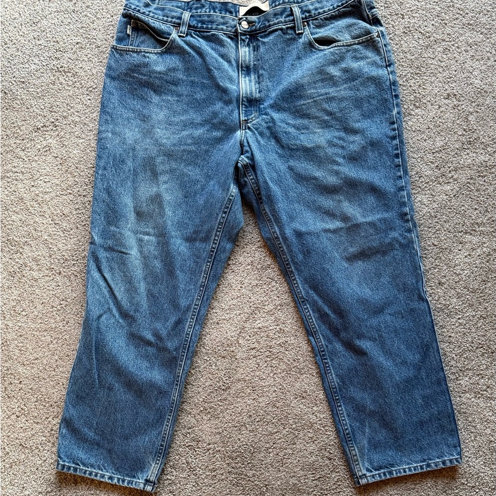 L.L. Bean Relaxed Fit Blue Jeans for Men 42x29